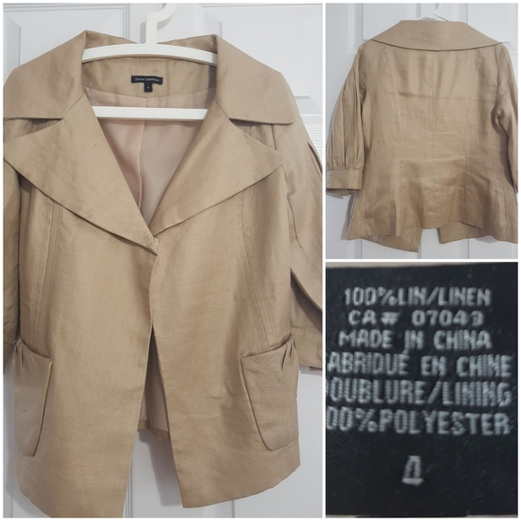 Linen Blazer /  M - Picture 3 of 10